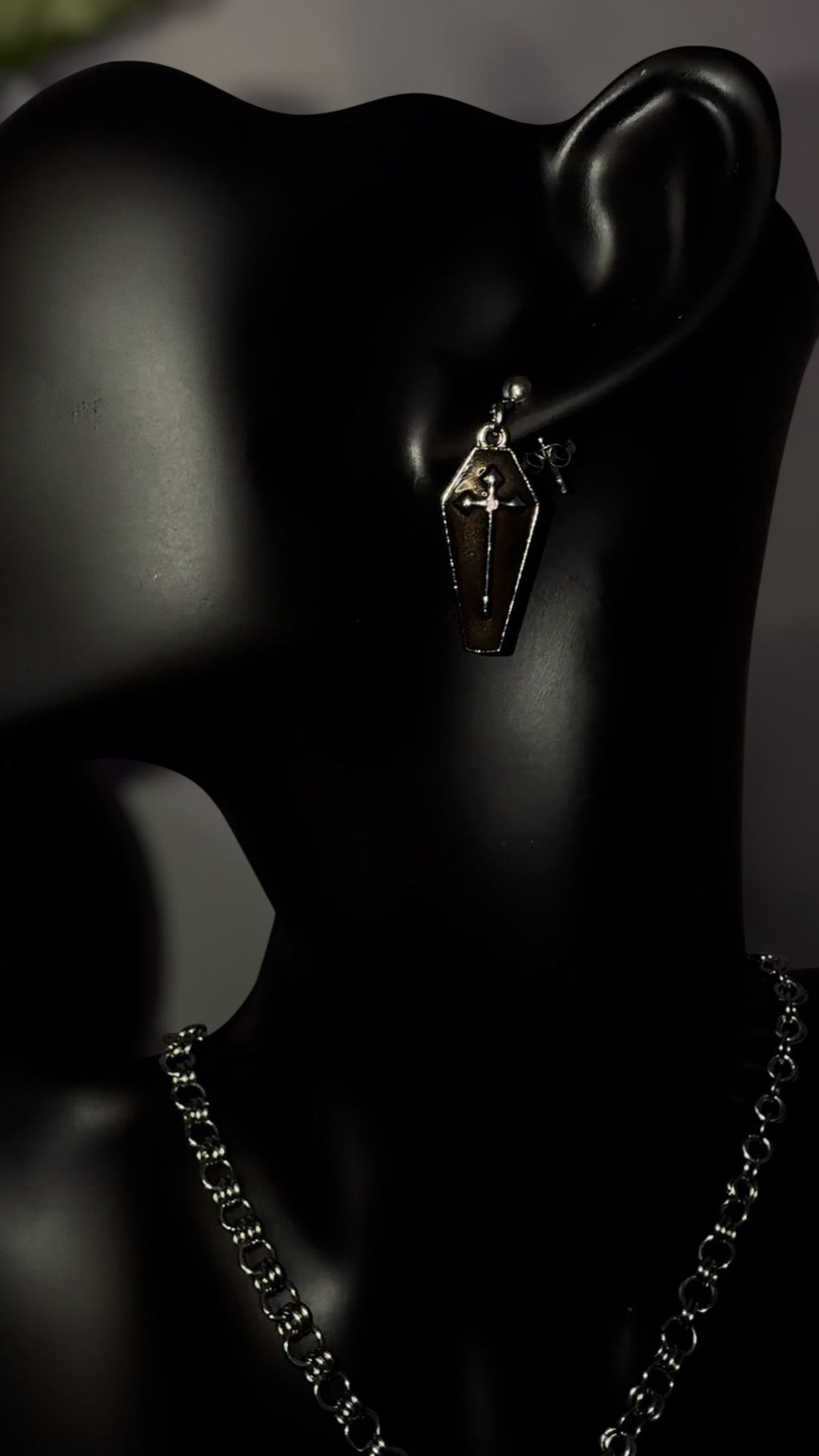 Coffin Earrings