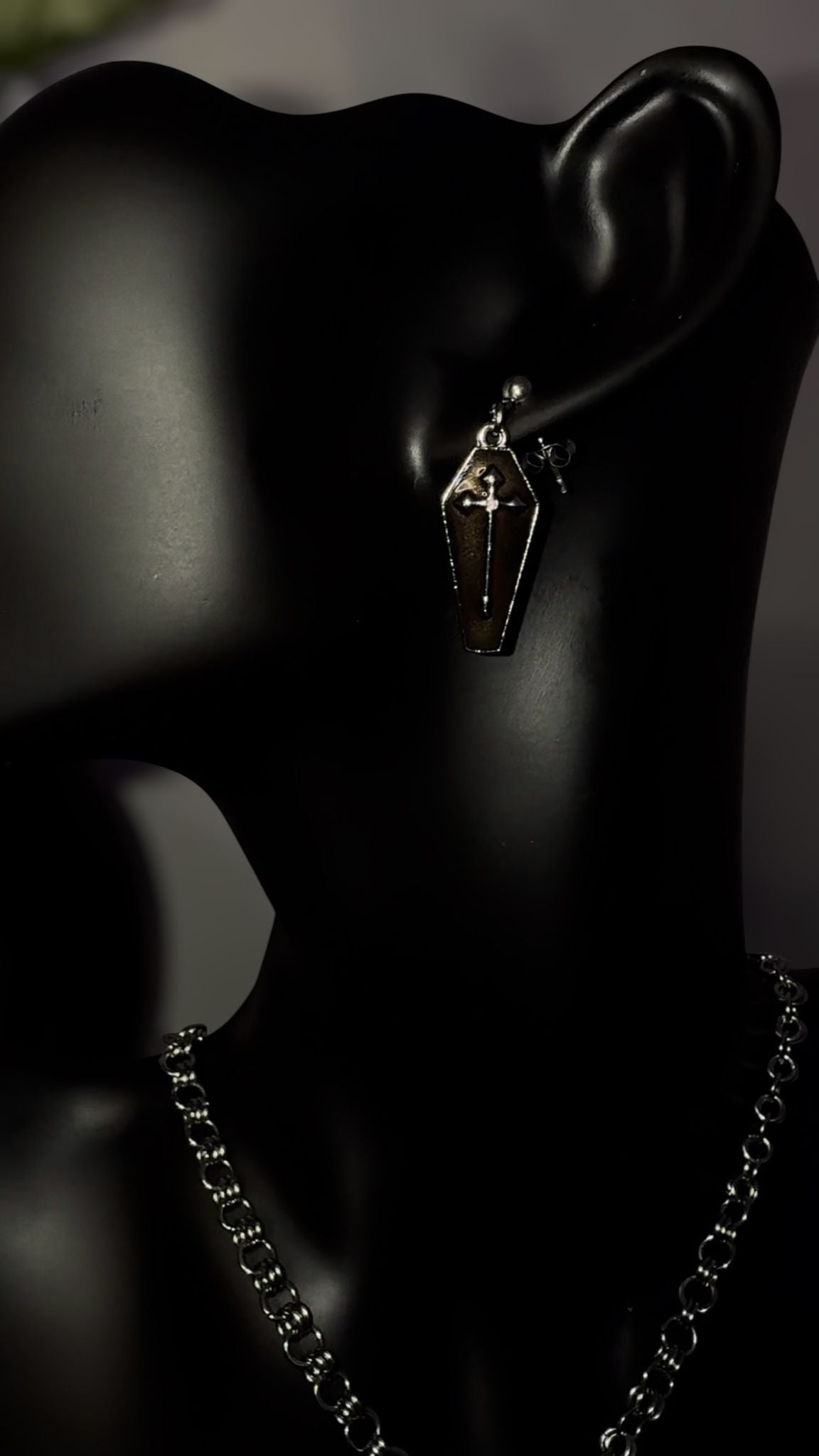 Coffin Earrings