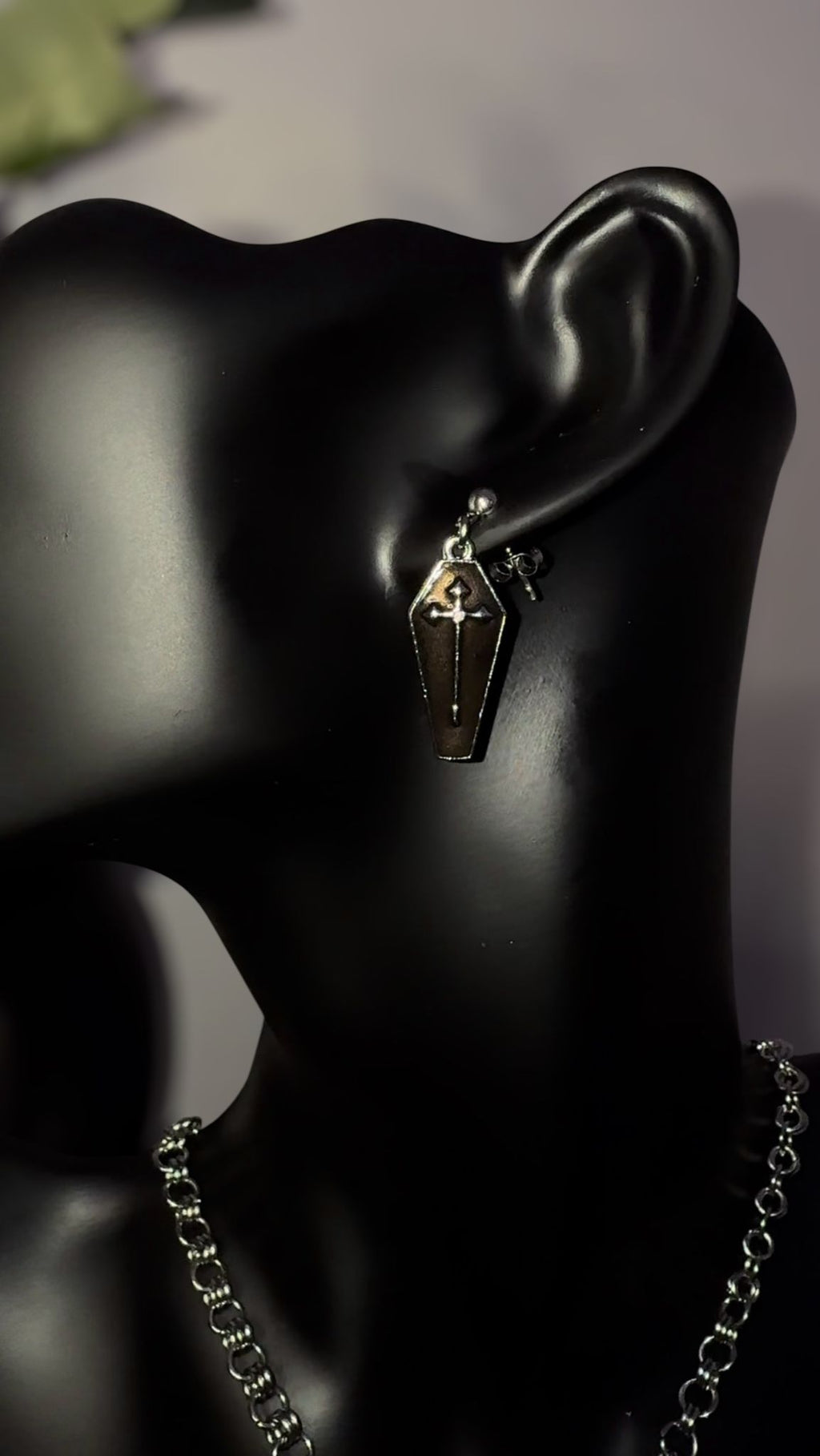 Coffin Earrings