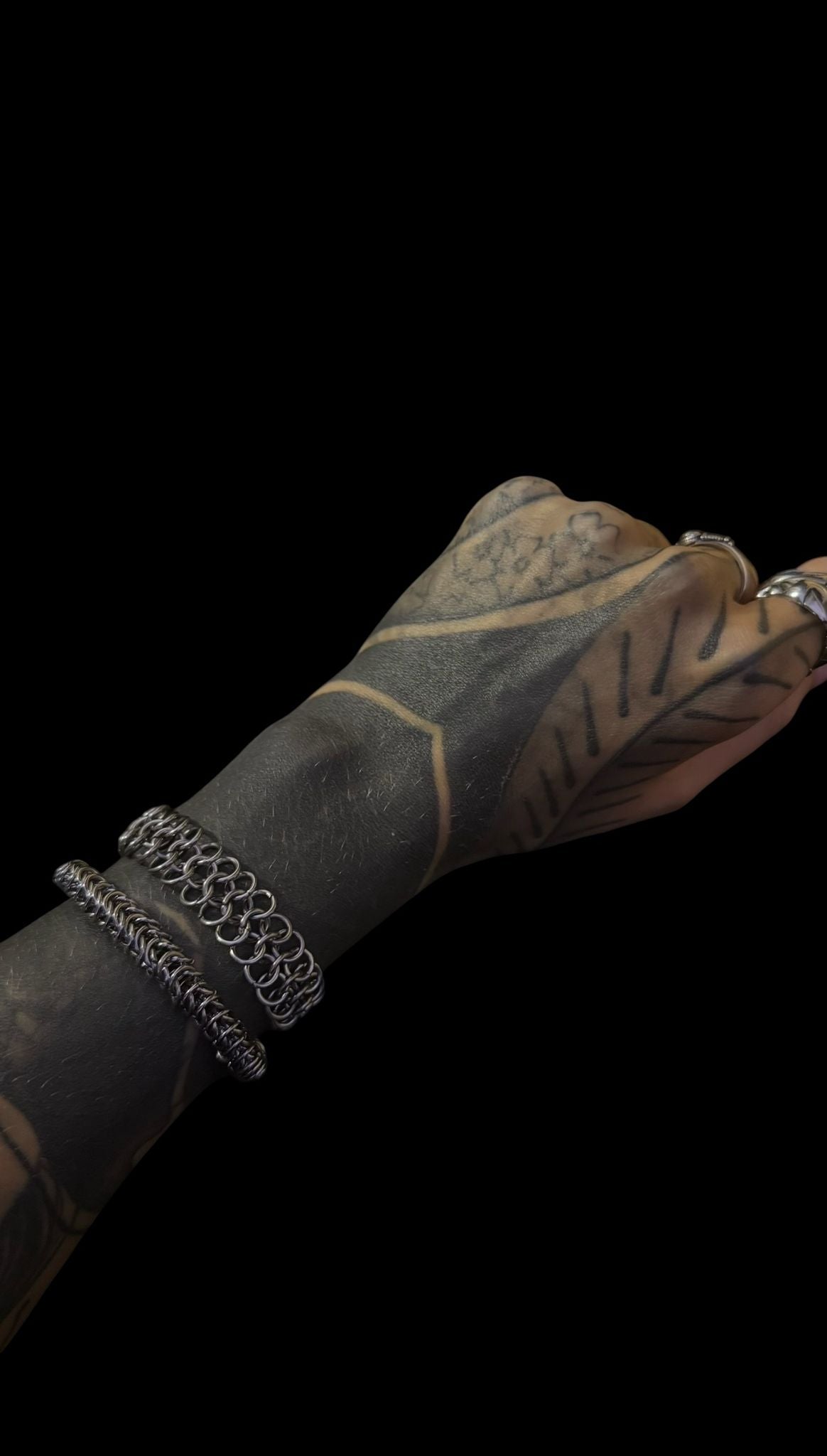 Obsidian Halo Bracelet