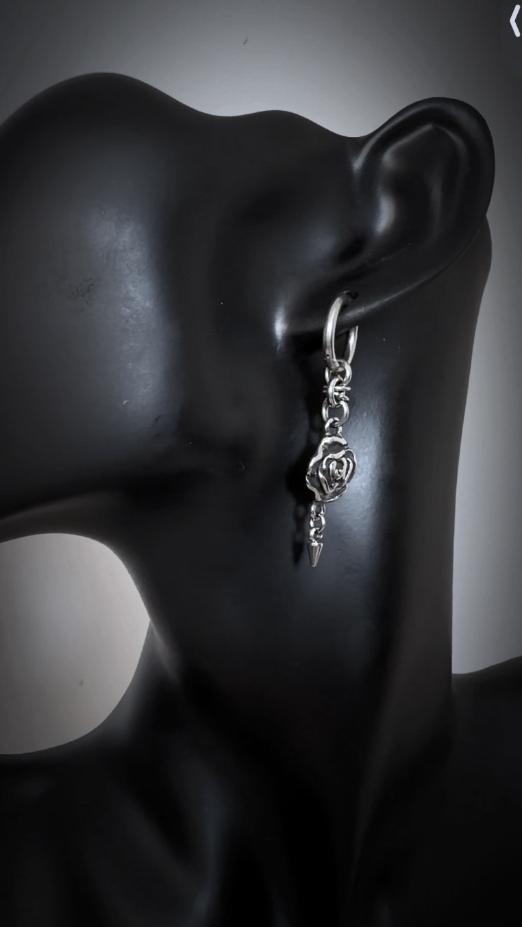 Rose Drop Earrings